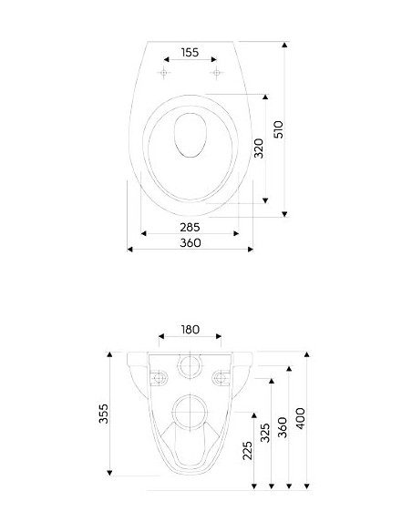 Kolo pie sienas piekaramais pods Idol M1310000U