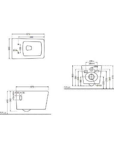 Jaquar pie sienas piekaramais pods Aria...