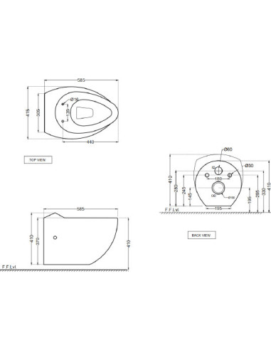 Jaquar pie sienas piekaramais pods Fusion...