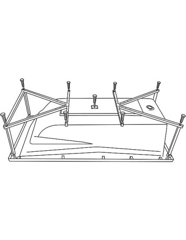 Excellent akrila vanna Palace Soft 180x80