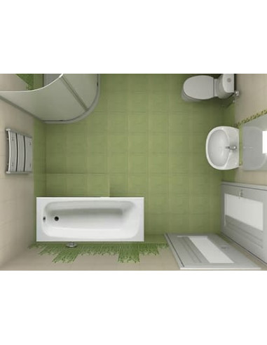 Roca čuguna vanna Continental 150x70cm 21290300R - 3