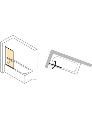 Huppe vannas aizkars X1 131601.092.321