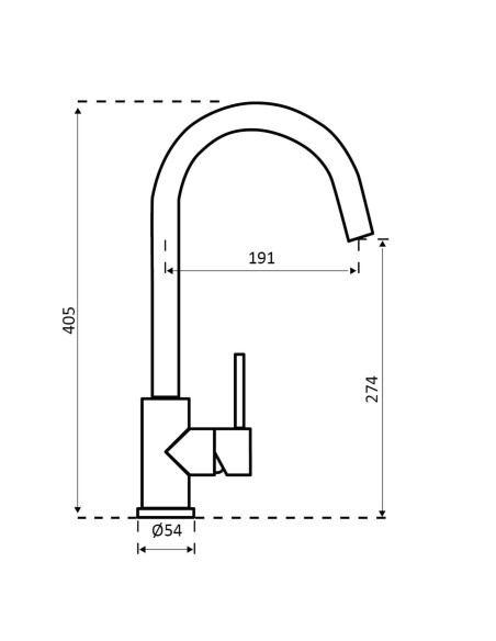 Reginox virtuves jaucējkrāns Cano PVD Gold