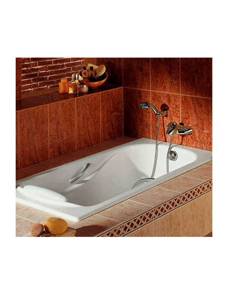 Roca čuguna vanna Malibu 160x75cm, ar rokturiem - 23 Roca čuguna vanna Malibu 160x75cm, ar rokturiem - 23