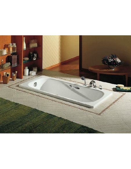 Roca čuguna vanna Malibu 160x75cm, ar rokturiem - 32 Roca čuguna vanna Malibu 160x75cm, ar rokturiem - 32