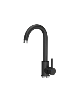 Kate steel kitchen faucet black dotted - 1