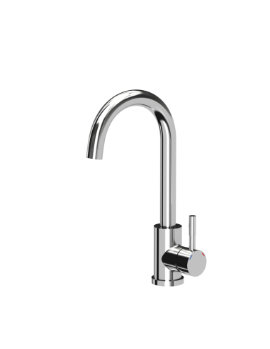 Kate steel kitchen faucet chrome - 1