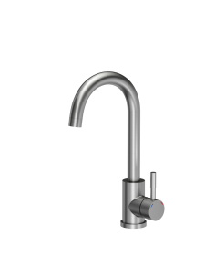 Kate steel kitchen faucet brushed steel - 1