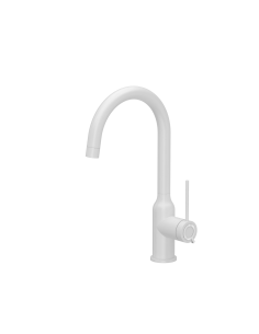 INGRID Q LINE SteelQ kitchen faucet / snow white mat - 1