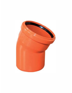 Ārdarbu līkums PVC DN110/15^ 851