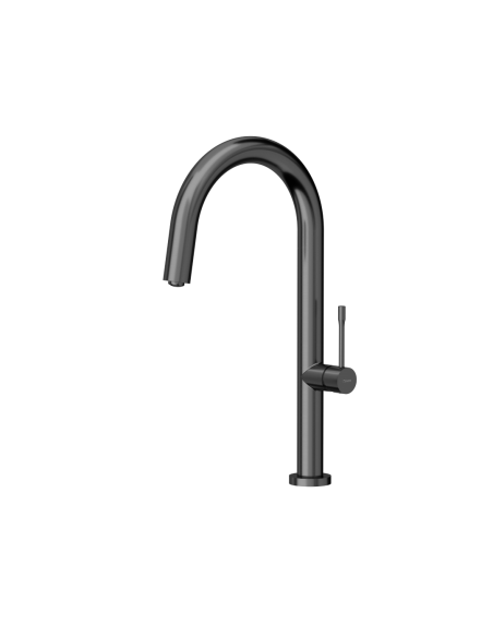 QUADRON HALEY T LINE SteelQ kitchen faucet - graphite metal - 1 QUADRON HALEY T LINE SteelQ kitchen faucet - graphite metal - 1