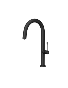 HALEY T LINE SteelQ kitchen faucet / pure carbon - 1