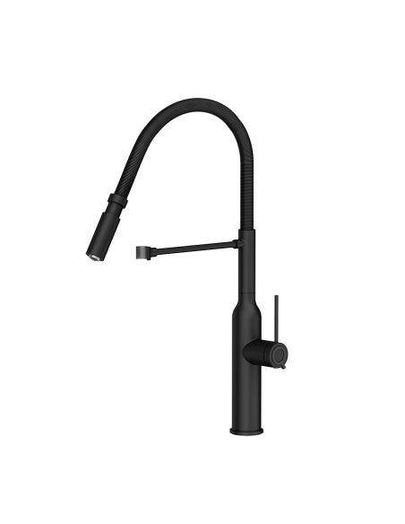 MARILYN Q LINE SteelQ kitchen faucet with a movable spring spout / pure carbon - 2 MARILYN Q LINE SteelQ kitchen faucet with a movable spring spout / pure carbon - 2
