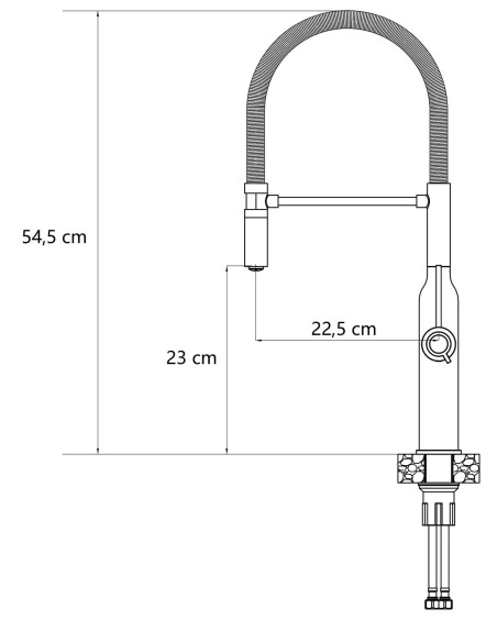 MARILYN Q LINE SteelQ kitchen faucet with a movable spring spout / pure carbon - 3 MARILYN Q LINE SteelQ kitchen faucet with a movable spring spout / pure carbon - 3