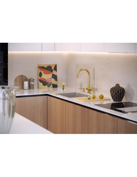 QUADRON CAREN three-way steel kitchen faucet nano PVD gold. - 5 QUADRON CAREN three-way steel kitchen faucet nano PVD gold. - 5