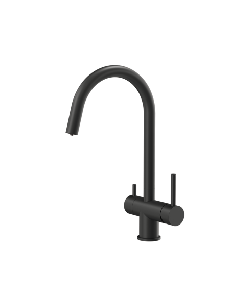 QUADRON CAREN three-way kitchen faucet pure carbon - 1 QUADRON CAREN three-way kitchen faucet pure carbon - 1