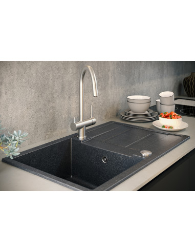 QUADRON CAREN three-way steel kitchen faucet - 4