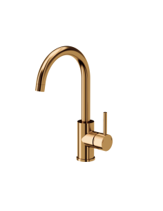 Naomi steel kitchen faucet PVD copper - 1