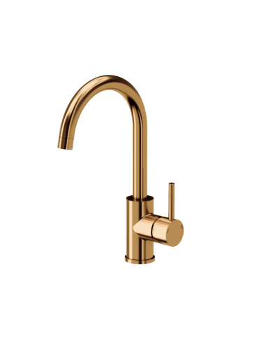 Naomi steel kitchen faucet PVD copper - 1