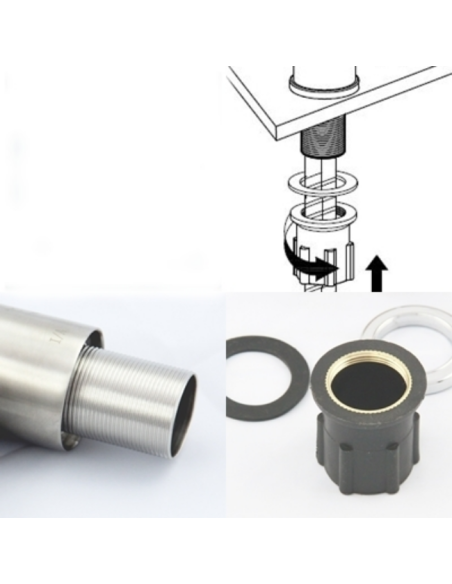 Naomi steel kitchen faucet PVD copper - 2 Naomi steel kitchen faucet PVD copper - 2