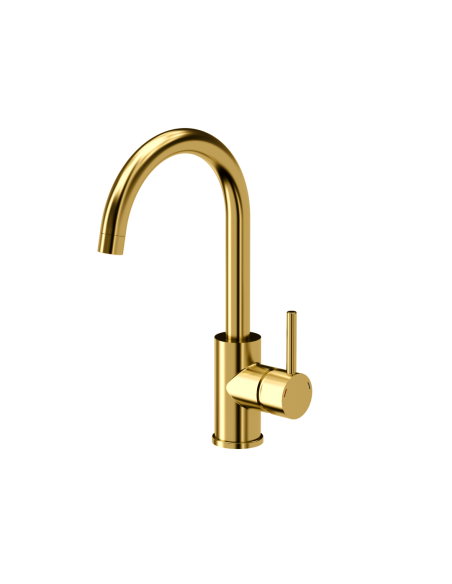 Naomi steel kitchen faucet PVD gold - 1