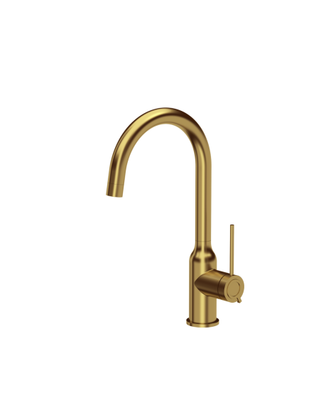 INGRID Q LINE SteelQ kitchen faucet / gold nano PVD - 1