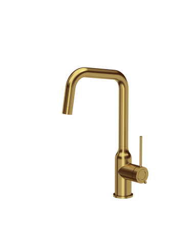 NATALIE Q LINE SteelQ kitchen faucet / gold nano PVD - 1
