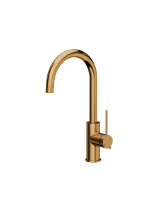 JODIE Q LINE SLIM SteelQ kitchen faucet / copper nano PVD - 1