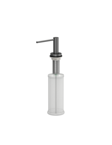 JUDY Round liquid dispenser / graphite metal - 1
