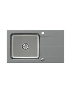 EDWARD 111 Fusion grey with manual siphon - 1 2