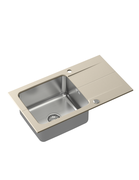 EDWARD 111 Fusion beige with manual siphon - 1