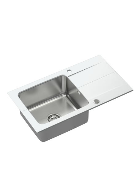 EDWARD 111 Fusion white with manual siphon - 1