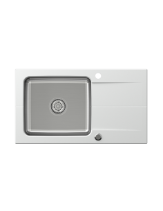 EDWARD 111 Fusion white with manual siphon - 1 2