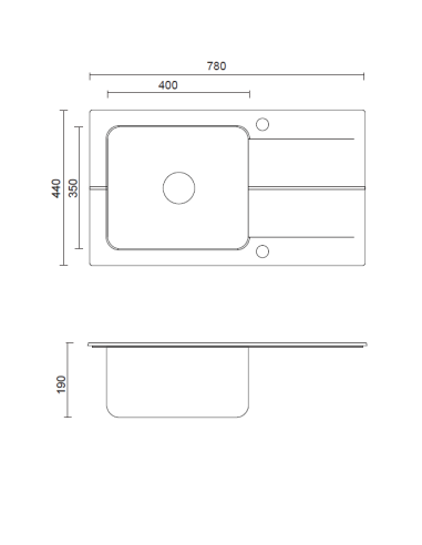 EDWARD 111 Fusion beige with manual siphon - 3