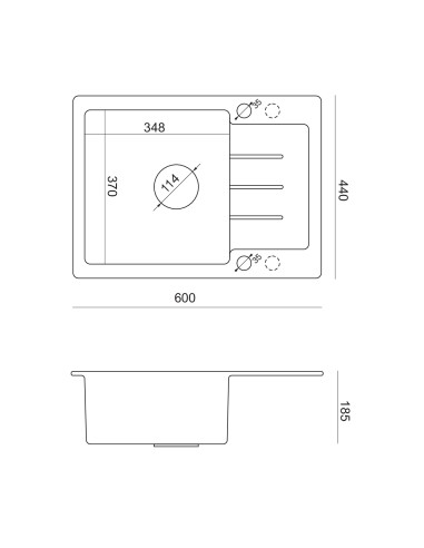 JOHNNY 116 GraniteQ river sand, with manual siphon and plug - 3