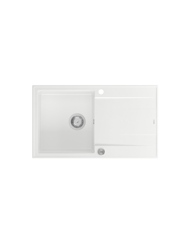 EVAN 111 + Push-2-Open siphon steel / snow white / steel elements - 2