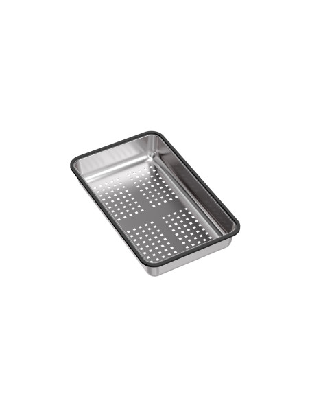 MARC 1-bowl granite sink 76x50 cm black/pure carbon + stainless steel elements - 8