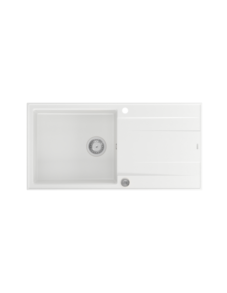 EVAN 146 + Push-2-Open siphon steel / snow white / steel elements - 2