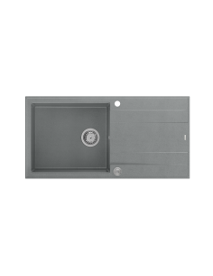 EVAN 146 + Push-2-Open siphon steel / silver stone / steel elements - 1 2