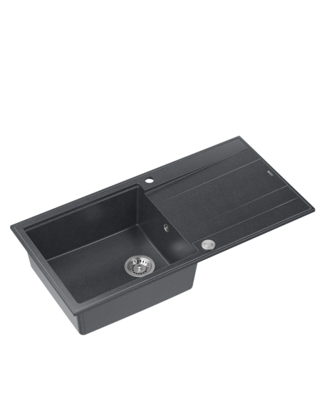 EVAN 146 + Push-2-Open siphon steel / black diamond / steel elements - 1