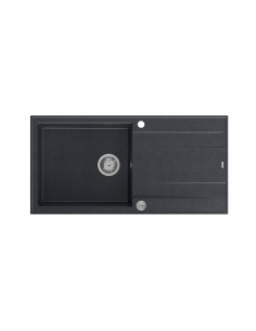 EVAN 146 + Push-2-Open siphon steel / black diamond / steel elements - 1 2