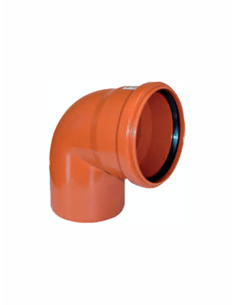 Ārdarbu līkums PVC DN160/87^ 851
