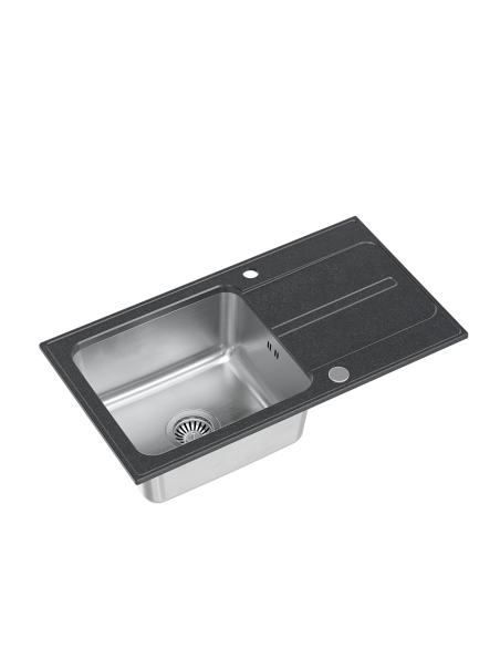 RALPH 111 Fusion black dotted with manual siphon - 1