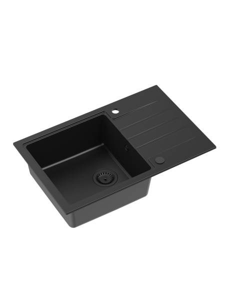 PETER 111 GraniteQ pure carbon with manual siphon and plug - 1