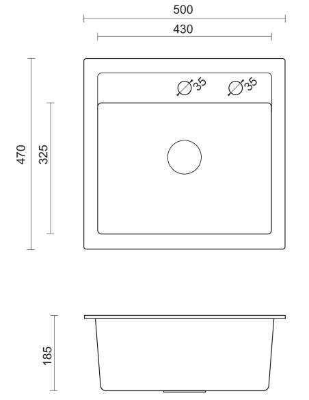 ART JOHNNY 110 Art Copper Black Pearl with manual siphon, mixer tap Naomi and dispenser - black pearl copper - 6