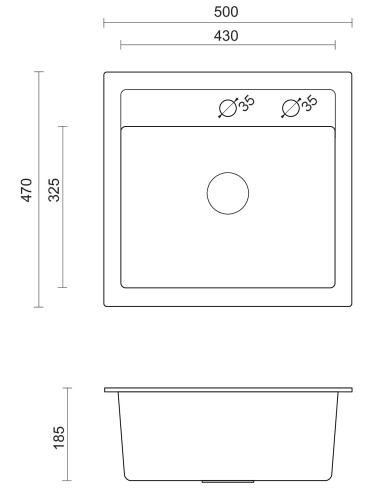 ART JOHNNY 110 Art Copper Black Pearl with manual siphon, mixer tap Maggie and dispenser - black pearl copper - 5