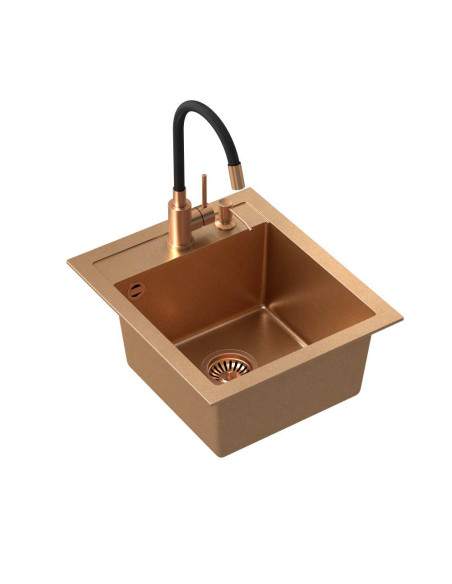 ART JOHNNY 100 Art Copper with manual siphon, mixer tap Maggie and dispenser - copper - 2