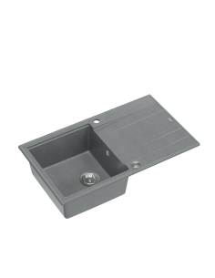 EVAN 111 + Push-2-Open siphon steel / silver stone / steel elements - 1