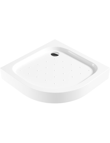 Flory semi-circular shower cabin 90x90x185cm with acrylic tray - 5