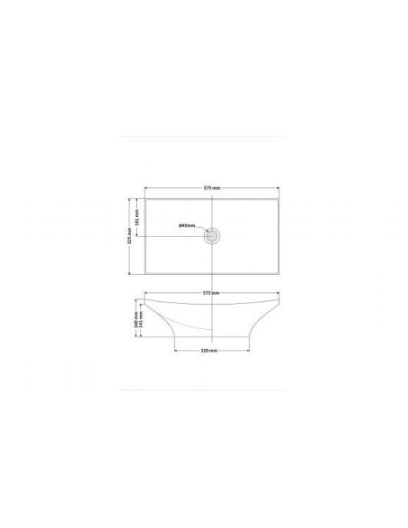 Bathco New Magdalena B Keramiskā izlietne 57.5x32.5x16cm 0092BN - 2